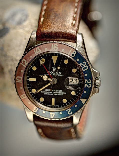 rolex pepsi leather strap|authentic rolex leather strap.